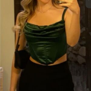 Urban Outfitters Emerald Green top